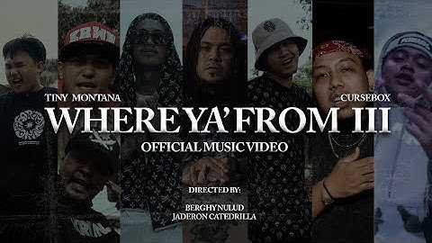 Where Ya From 3 - Lanzeta, Juan Thugs, Range, Sinio, Kris Delano, Hev Abi (Backwards music video)