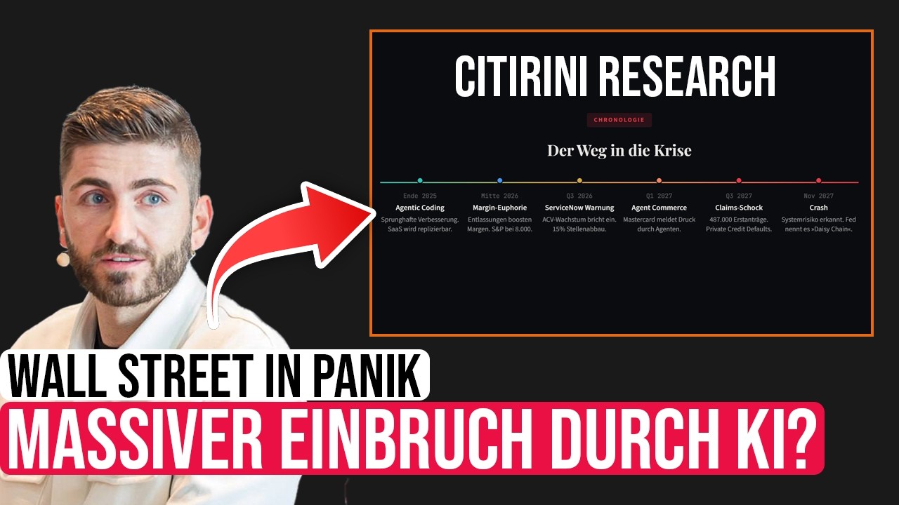 Globale Krise steht bevor: Wie realistisch ist die KI-Prognose von Citrini?