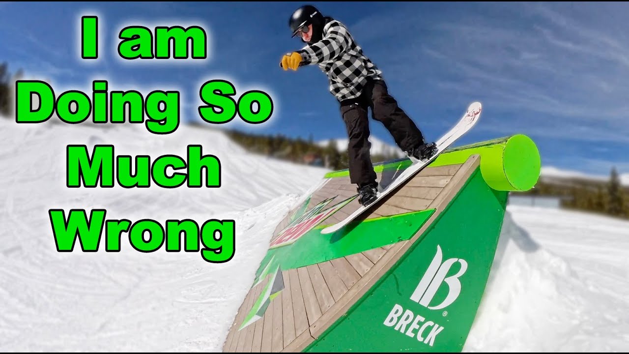 Working on My BAD Snowboard Habits YouTube