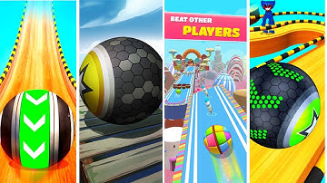 Action Balls vs Rollance vs Candy Balls vs Going Balls - All Level Gameplay(IOS, Android)