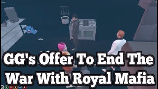 GG's Offer To End The War With Royal Mafia | No-Pixel 3.1