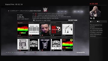 wwe 2k17 How to upload a LOGO
