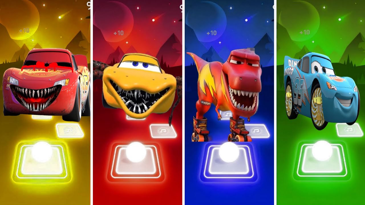 Epik Tiles Hop - Crazy McQueen Monster Tiles Hop Challenge!