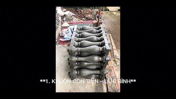 Khuôn và sản phẩm bên tông đúc sẵn Con tiện Lục bình - 0966.862.604