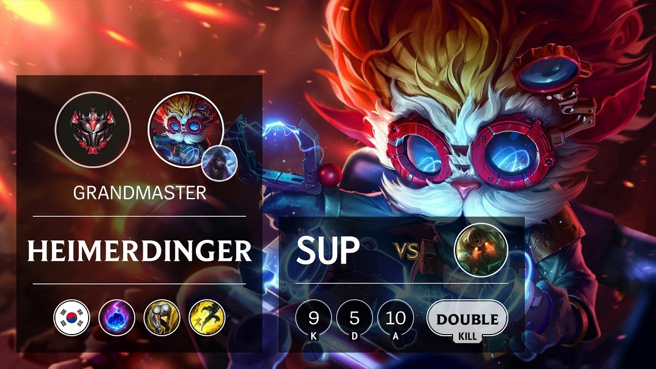 Heimerdinger Support vs Nautilus - KR Grandmaster Patch 10.1