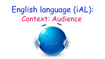 Unit 1: Context - Audience