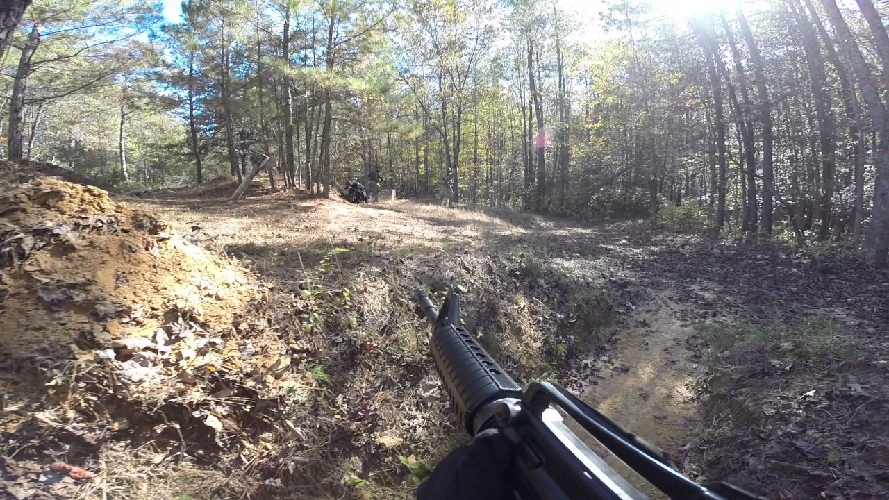 New Kent Airsoft Run through those trenches (11/12/16) YouTube