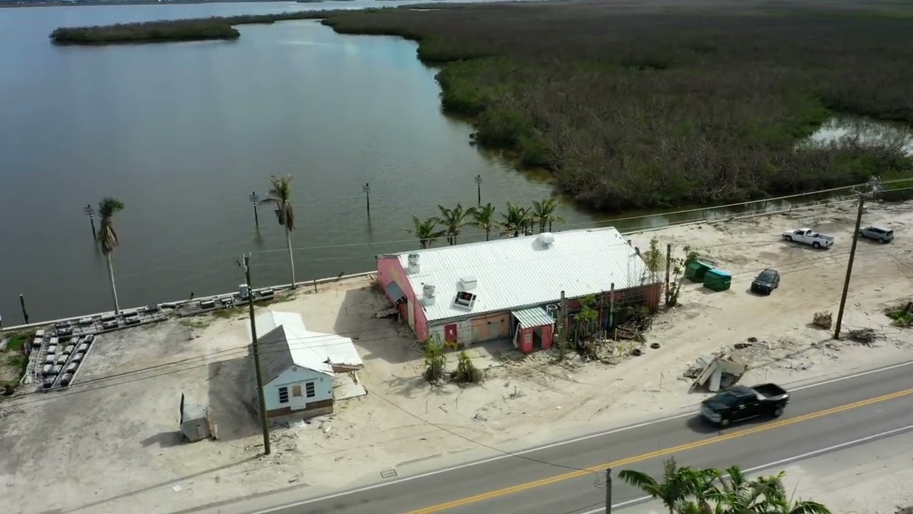 Restaurant Damaged by Hurricane Ian   HD 1080p