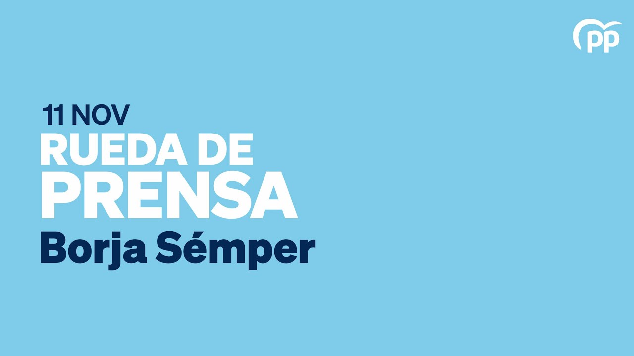 Borja Sémper ofrece una rueda de prensa - YouTube