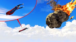 قراند 5 : إنقاذ العالم بالبطل الخارق سوبرمان | GTA V Superman Saving the World