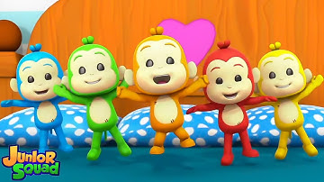 Năm Chú Khỉ Nhỏ + Vui Hơn Bài Hát Thiếu Nhi Bằng Tiếng Việt