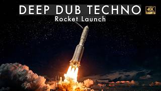 Deep Dub Techno Mix 2026 | Rocket Launch | Night Sky After Dark | Cinematic 4K Visuals
