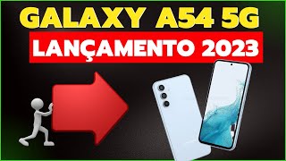 Galaxy A54 5G: Abrindo a caixa celular da Samsung Lançamento 2023