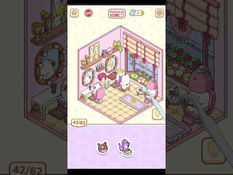 my sticker room - Puzzle 25(Kitty Hairshop) -💈💇🏻‍♀️˚ ༘ ೀ⋆｡˚#shortsbeta    #viral  #asmr