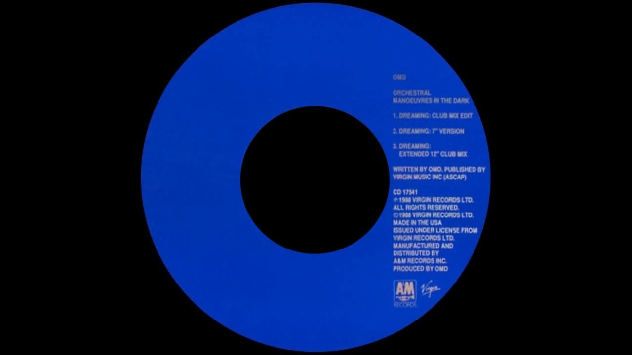OMD - Dreaming (Extended 12'' Club Mix) 1988 - YouTube