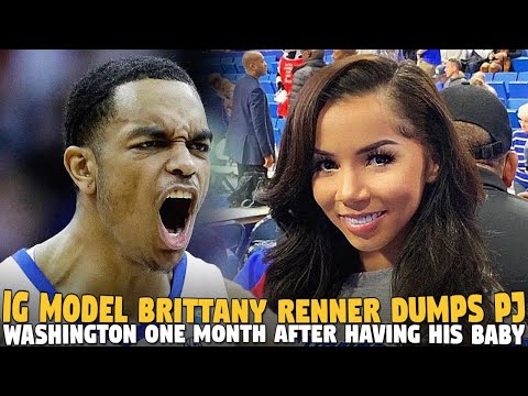 IG MODEL Brittany Renner Dumps PJ Washington One Month AFTER HAVING HIS BABY...AND GUESS WHO MAD?