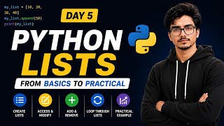 Python Lists Explained for Beginners 🐍 | Day 5