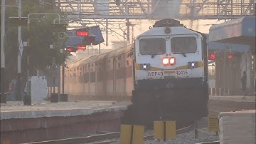 Deadly WDP 4D Brilliant Action with Chennai Kevadiya Superfast !!