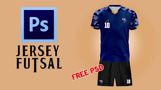 How to Create Soccer/Futsal/Volleyball Jersey Design using Photoshop-FREE PSD screenshot 4