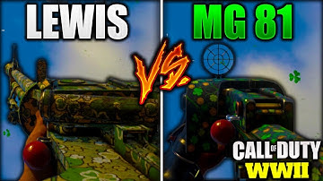 MG 81 VS. LEWIS - WHICH GODLY LMG IS BETTER? *NEW* MG 81 WEAPON COMPARISON [COD WW2 DLC WEAPONS]