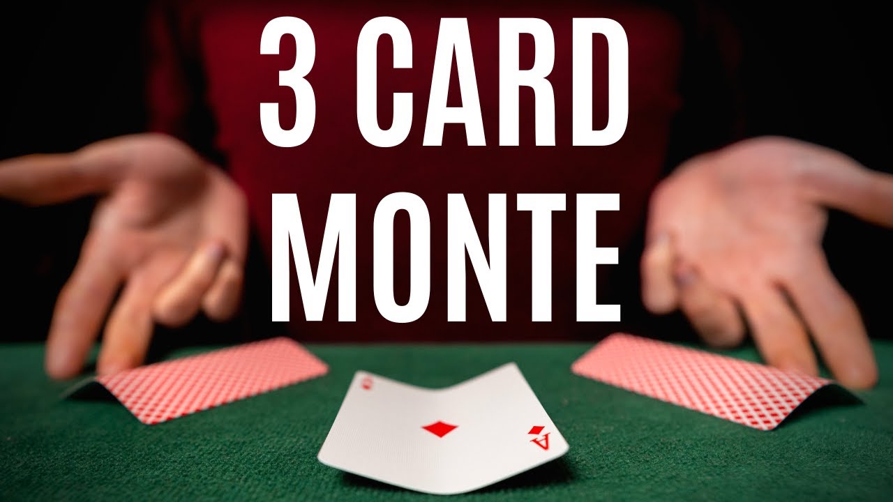 10 Levels Of Sleight Of Hand 3 Card Monte Youtube