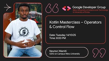 Kotlin Module 3: Operators & Control Flow