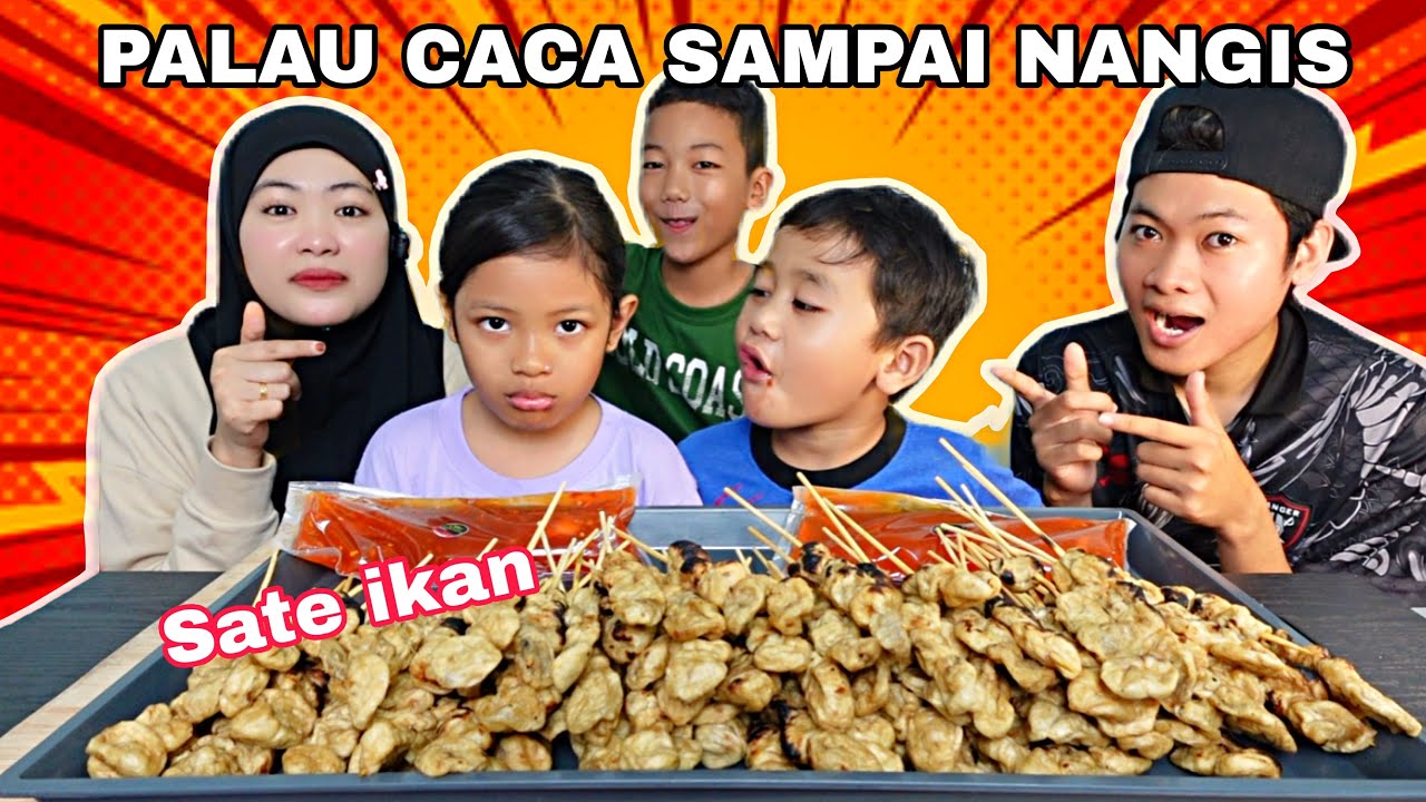 MAKAN LOKCING SATE IKAN PALAU CACA SAMPAI NANGIS ‼️