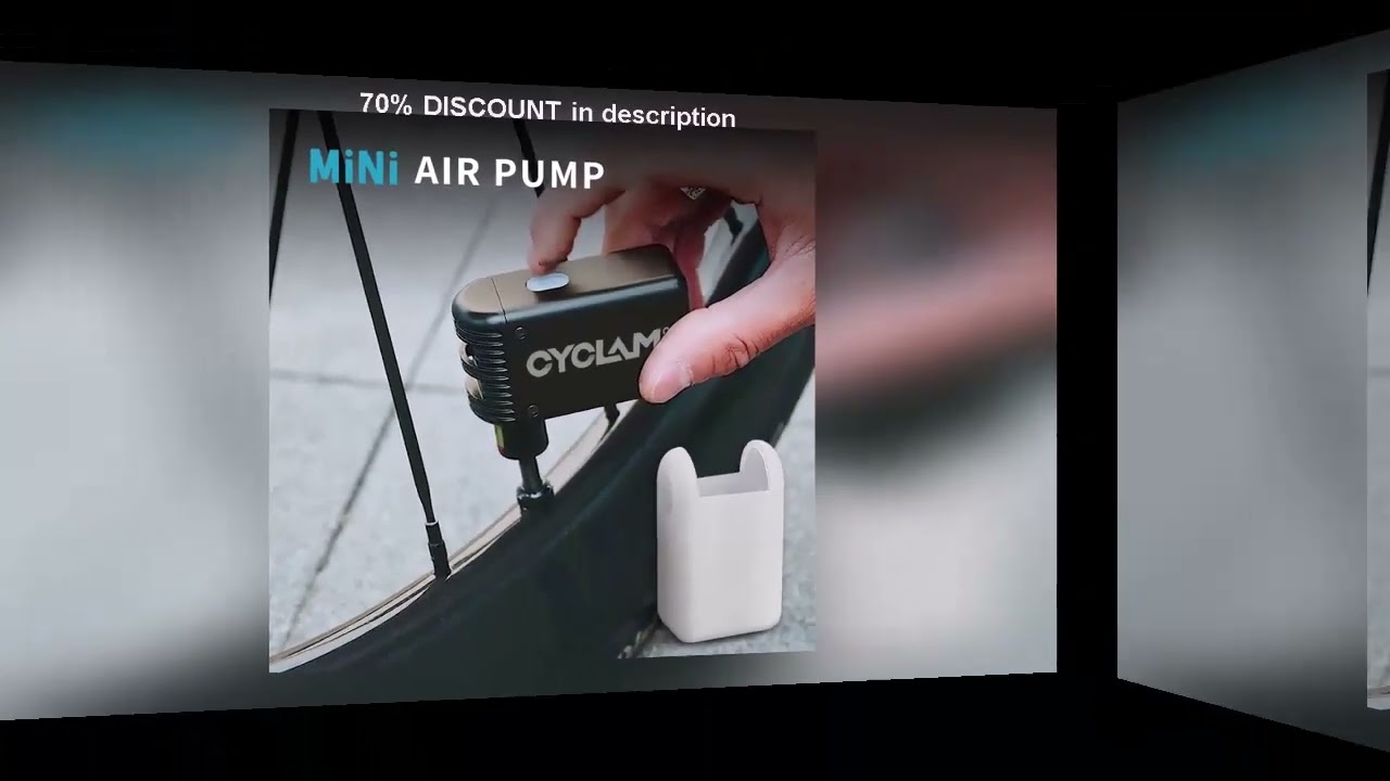 A must-have product! CYCLAMI A2 Small Mini Portable E-Pump for Bicycle Cordless Air Inflator Prest
