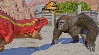 Dinosaur King T.Rex Vs King Kong – Can Terry Take Down the Giant? | JWE2 screenshot 1