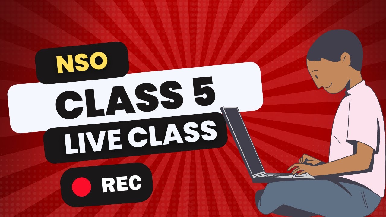 NSO Class 5 Live Class💻 || Solving NSO Previous Year Paper By Subject ...