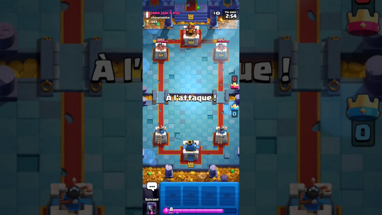 clash royal  arvinx vs  jano jojo vs bfaith braquage tirage miroir