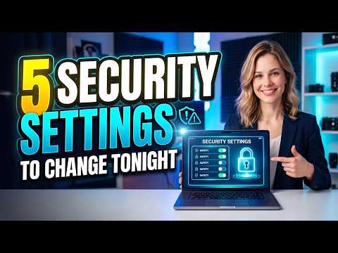 5 Security Settings You MUST Change in 2026 | Protect Yourself from Hackers