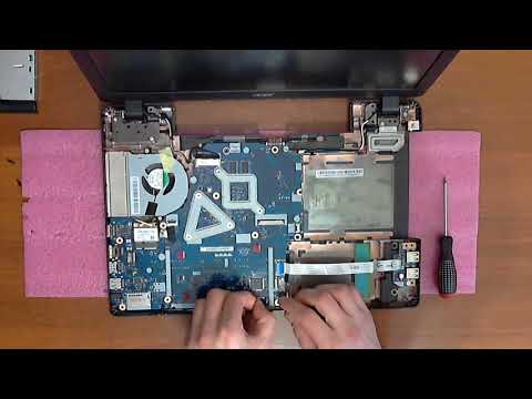 Acer Aspire E15 E5-571G-56AH ( Z5WAH ) разборка , мини обзор , замена термопасты