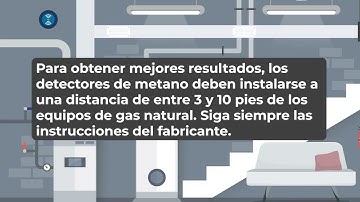 What are natural gas detectors? - Spanish