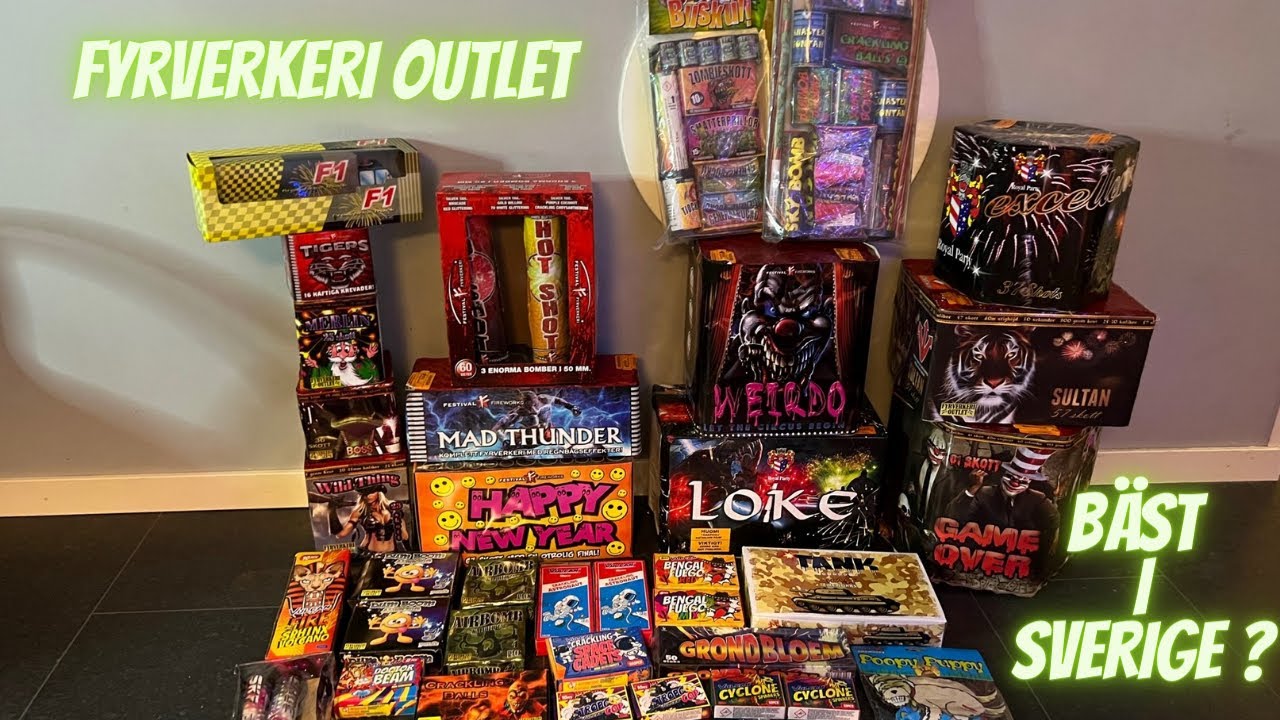 Fyrverkeri outlet produkter