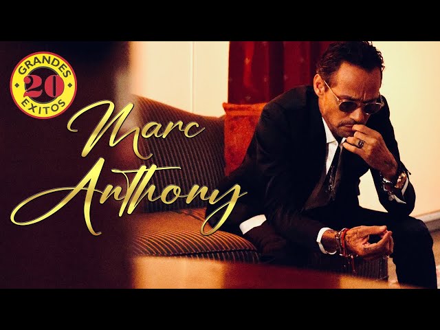 MARC ANTHONY (20 GRANDES EXITOS) SUS MEJORES CANCIONES - MARC ANTHONY 90s Sus EXITOS Salsa Romantica class=