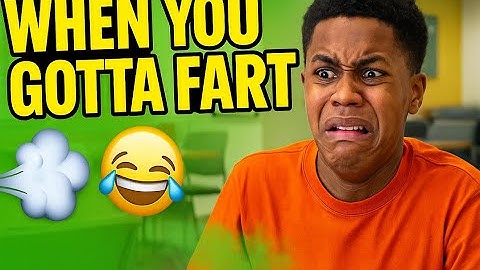Als je ECHT een scheet moet laten 💨😂 | #veo3 #djrubyspark #skit