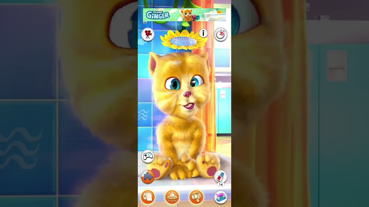 Talking Ginger 😂 Funny Moments | Kids Fun Gameplay