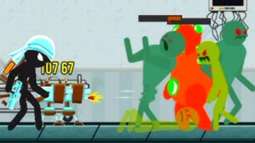 Zombie Door!! Chapter 8 Hospital level 86 Stickman Zombie Shooter android gameplay