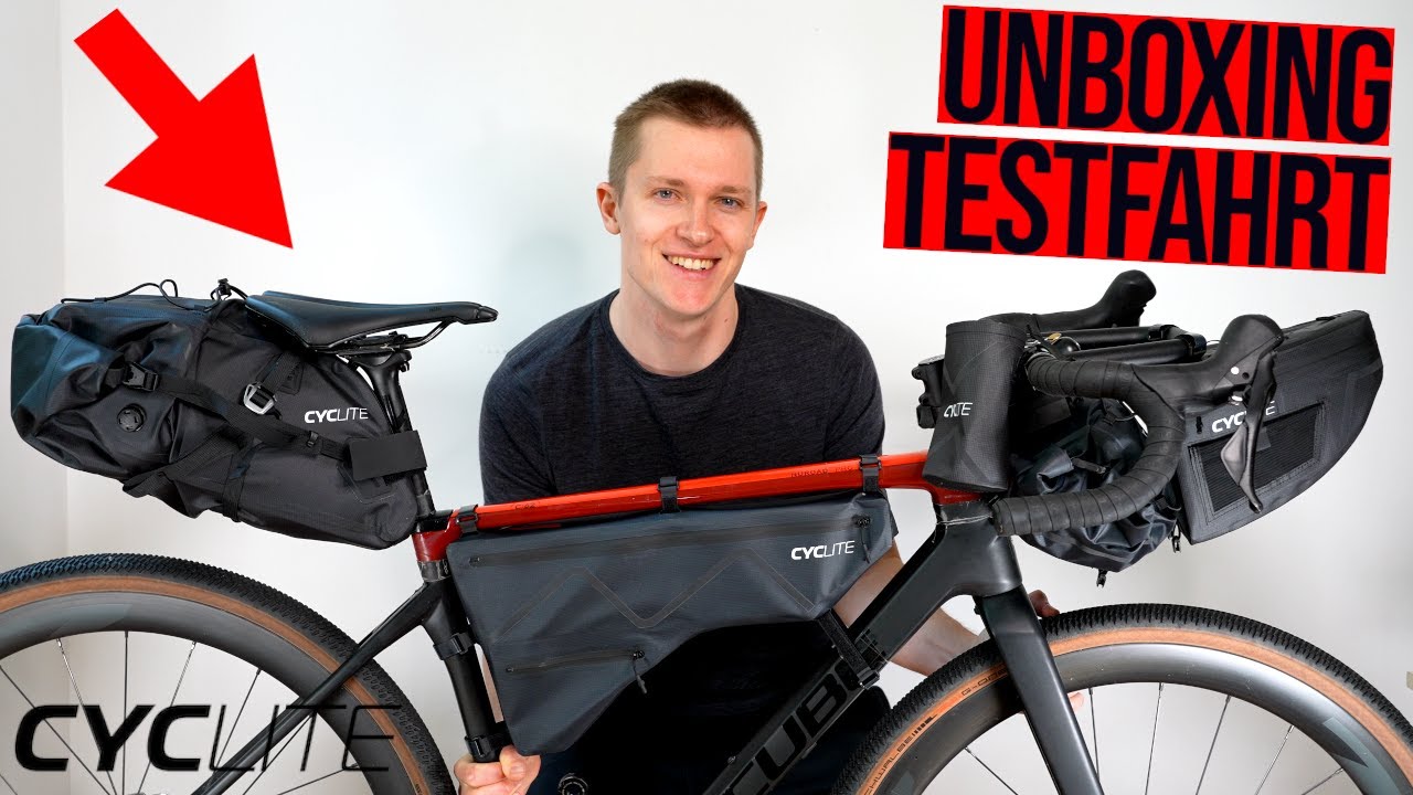 Cyclite Bikepacking Taschen Unboxing und erste Eindrücke am Gravelbike