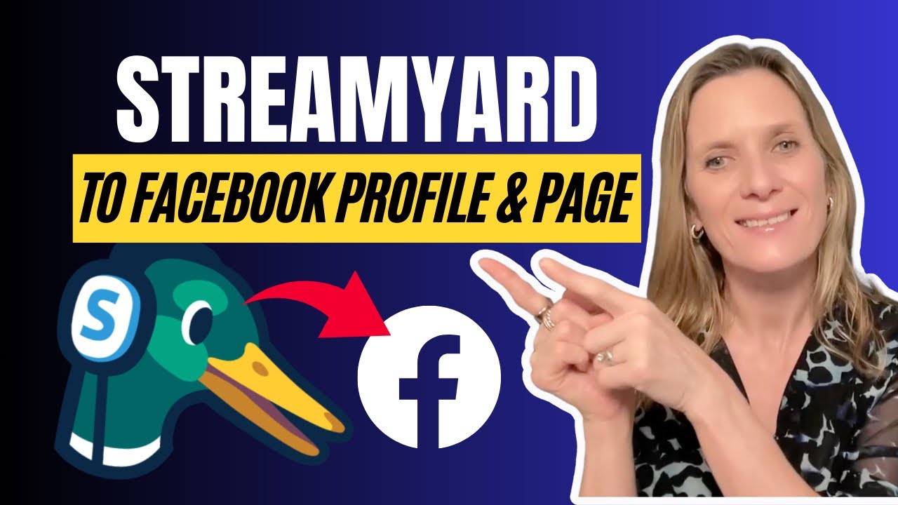 How To Connect StreamYard To Facebook Professional & Facebook Page