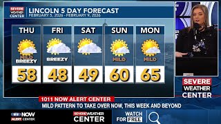 Mild pattern to take over now, this week and beyond