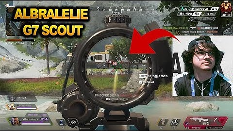 Albralelie tries using The G7 SCOUT in Ranked -| HAL played ranked with Timmy & mac ( apex legends )