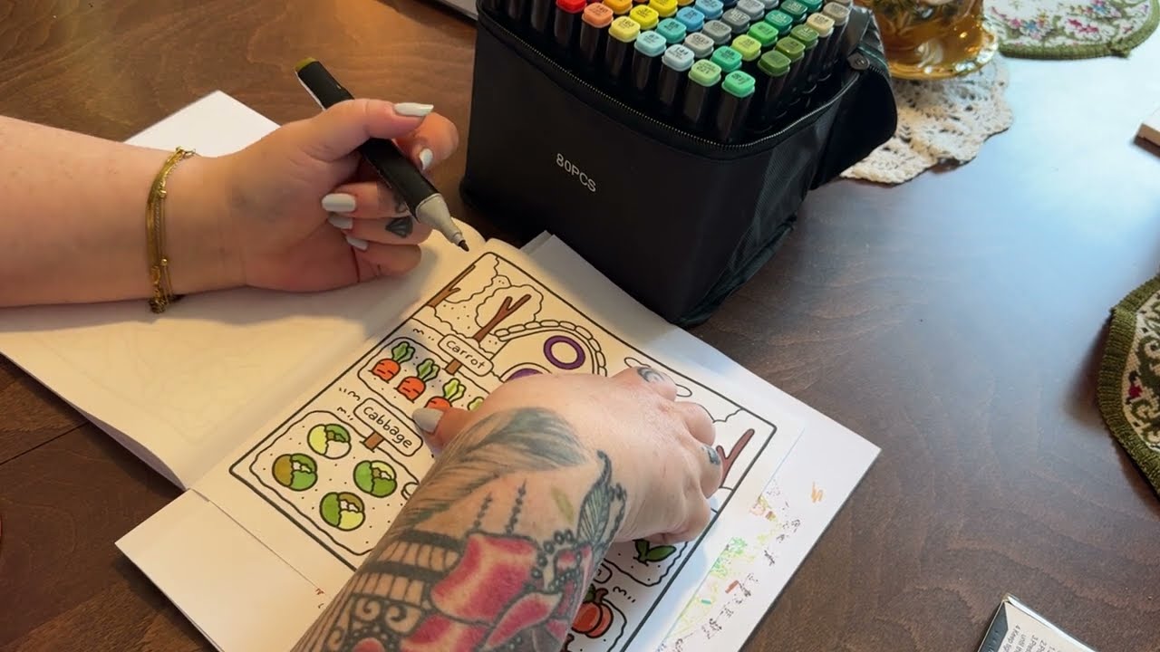 S3E22 ASMR Coloriage