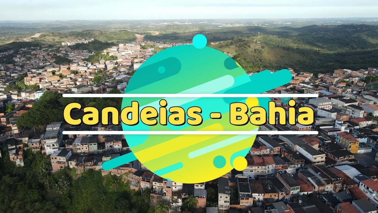 Полет над городом Кандеяс - Баия с дроном DJI Air 2.