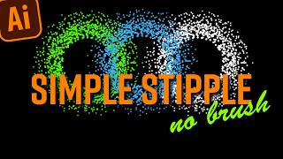 Easier Stipple Designs in Adobe Illustrator