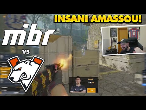 INSANI DESTRUIU EM SUA ESTREIA NO MAJOR! Melhores Momentos: MIBR vs VirtusPro - Major Shangai