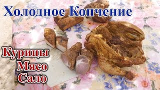 Холодное Копчение Курицы, Сала и Мясо