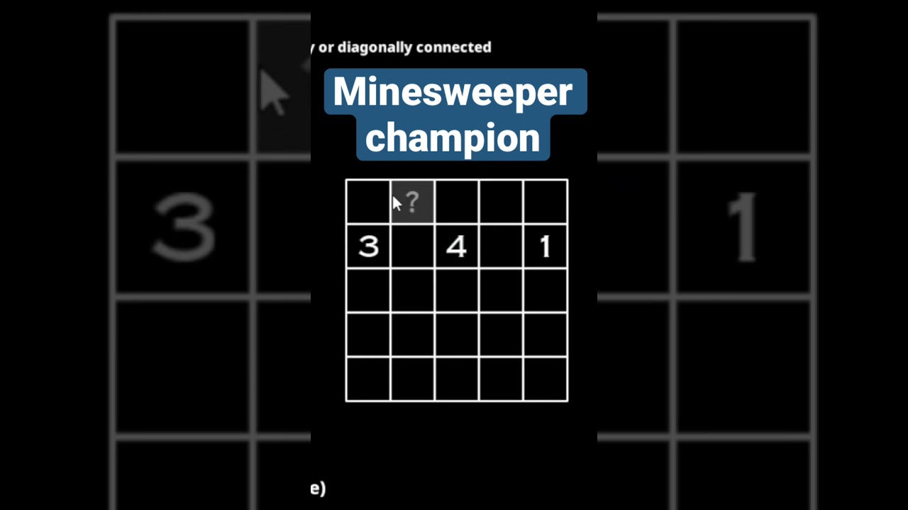 I’m the Minesweeper champion 