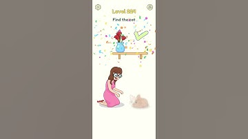 Dop 2 delete one part gameplay level 224 Find the cat #Dop2 #Shorts